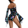 Shein Reflective Iridescent Off-Shoulder Bodysuit - Women's