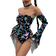 Shein Reflective Iridescent Off-Shoulder Bodysuit - Women's