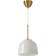 IKEA Mudderverk Taklampa Mässing Opalvit Glas Pendellampa ∅ 29cm
