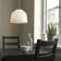 IKEA Mudderverk Taklampa Mässing Opalvit Glas Pendellampa ∅ 29cm
