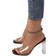 Shein Clear Strap Chunky Heeled Mule Sandals