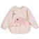 Done by Deer Sleeved Pocket Bib Tiny Farm Powder