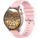 INF Roségoldene Smartwatch mit Gesundheits- und Fitness-Tracking Schwarz