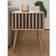 GFW Rowan Oak Louvered Side Oak Small Table