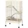 Pawhut 4 Levels Rolling Small Animal Cage 15cm Deep Bottom