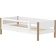 Flexa Nor Enkeltseng Med Sengehest 90 x 200 cm Hvid/eg