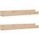 vidaXL Shelves 2 pcs 80 x 12 x 9 cm Solid Wood Pine Wall Shelf
