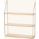Søstrene Grene MDF Fyrretræsfiner Jern 65 x 20 x 81,5 cm Væghylde 65cm