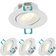 Sylvania Led Einbaustrahler 230V 3er Pack Warmweiß ø 68 mm Deckenleuchte 3Stk.