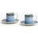 H&M 2-Pack And Saucer - Blue Espresso Cup 2pcs