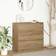 vidaXL Artisan Eik 80 x 35 x 76 cm Konstruert Tre Skjenk 80x76cm