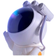 varkda Astronaut LED Galaxy Projektor Starry Sky Nattlampa