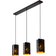Lucide Almelo Light 3xE27 Black Pendant Lamp 92cm