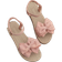 Shein Womens Pink Summer Fashion Butterfly Flower Flat Sandals Comfortable And Lightweight Suitable For Dates Parties And Beach Wear