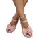 Shein Womens Pink Summer Fashion Butterfly Flower Flat Sandals Comfortable And Lightweight Suitable For Dates Parties And Beach Wear