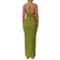 Shein 2pcs Elegant Set: Asymmetric Neckline Cutout Drawstring Blouse And Mini Skirt