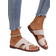 Shein Summer Womens Casual Flat Slippers Korean Style Open Toe Woven Roman Style Fashionable For Womens Skirts Suitable For Outdoor Beach Apartment White Fl