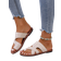 Shein Summer Womens Casual Flat Slippers Korean Style Open Toe Woven Roman Style Fashionable For Womens Skirts Suitable For Outdoor Beach Apartment White Fl