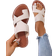 Shein Summer Womens Casual Flat Slippers Korean Style Open Toe Woven Roman Style Fashionable For Womens Skirts Suitable For Outdoor Beach Apartment White Fl