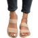 Shein Womens Flat Outdoor Fashionable Lightweight Sandals For Beach Comfort With Woven Jute Texture