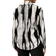 Shein Womens Black And White Long Sleeve Business Casual Shirt For Autumn