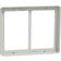 Schneider Electric Fuga Base 63 Designramme 2x1,5 Modul, Lysegrå
