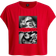 Shein Casual Letter Character Print Round Neck Short Sleeve Crop Top TShirt For Women Suitable For Summer