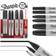 Sharpie 6pk Permanent Markers Ultra Fine/Fine/Chisel Tip Black