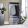 Home Source Phoenix Grey Wardrobe 75x181cm