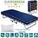 EVERGREENWEB MATERASSI & BEDS Hopfällbar Ram 80 x 190 cm Med Madrass Sängram 80x190cm