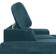 Poco Funktionsecke Evia petrol Microfaser Sofa 243cm 3-Sitzer