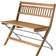 FDB Møbler M24 Lilleø Balcony Stainless Steel Garden Bench
