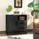 Homcom Cupboard with Adjustable Shelf 2 Drawers Storage Cabinet 80x78cm