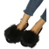 Shein Women's Fashionable Slide Slippers, Comfy One-strap Design, Solid Color Soft Sole Anti-slip, Perfect For Indoor And Outdoor Wearing, Mysterious Black