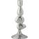 Bloomingville Metina Kerzenständer H 21 cm Silber Kerzenhalter 21cm