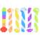 Squido Popit Strip Fidget Kattass 27 cm