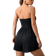Shein Summer Sexy Bandeau Ruched Romper