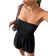 Shein Summer Sexy Bandeau Ruched Romper