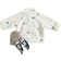 Shein Infant Girls Floral Embroidered Fleece ZipUp Jacket With Stand Collar Warm Winter Outerwear