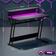 Homcom LED Gaming Desk with Power Outlets 100 x 60 cm