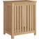 vidaXL Solid Teak Wash Bin Laundry Sorter