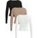 Shein pcs Women VNeck Cinched Waist Ruched Long Sleeve Knit Fitted TShirts Early Autumn New Arrivals