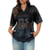 Shein Plus VNeck Lace Baggy Varsity Sweatshirt