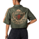 Shein Womens Back To School Festival Sport Graphics Crop Loose Army Green Shirts