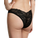 PINK Wink V-Front Brazilian Panty, Black, Women's -