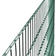 Alberts Komplettset Doppelstabmattenzaun 180 cm x 200 cm 8 m 60x40 mm 180cmx8m