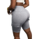 Shein Summer Casual Street Workwear ThreeDimensional Pockets Wide Waist Slim Fit Trousers Cycling Pants Light Gray Knitted Womens Shorts
