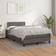 vidaXL mit Matratze 120x200 cm Grau Rahmenbett 120x203cm