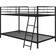 Mainstays Convertible Twin Over Twin Metal Pink Bunk Bed