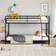 Mainstays Convertible Twin Over Twin Metal Pink Bunk Bed